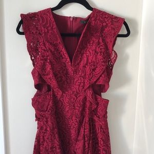 BCBG Lace Eyelet Cocktail Dress